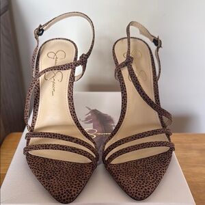 Jessica Simpson Brown Strappy Women's Sandals